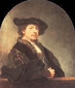REMBRANDT Harmenszoon van Rijn Self-Portrait at the Age of Thrity-Four oil painting artist